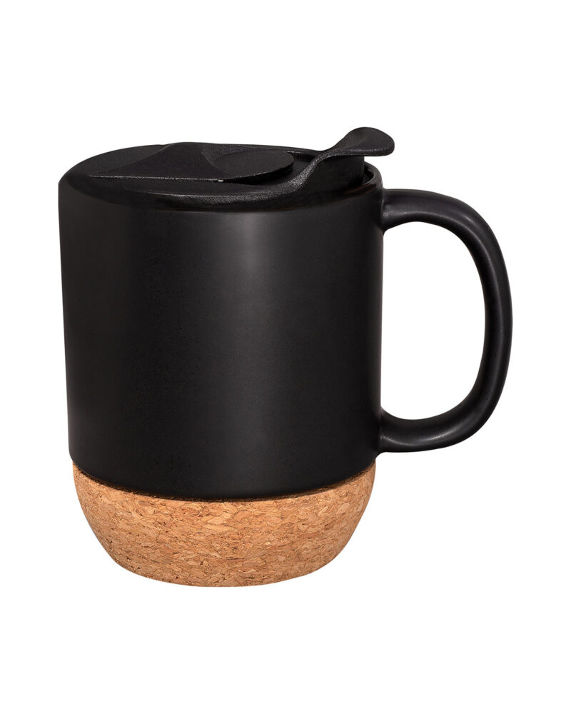 14 oz Ceramic Mug With Cork Base - 1