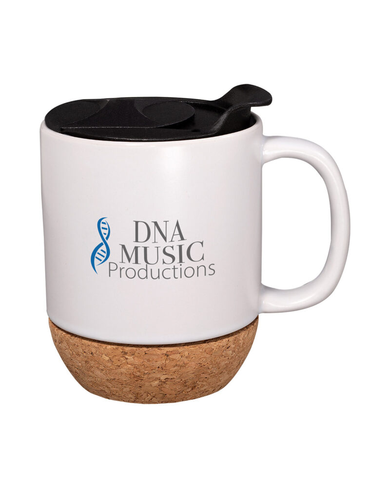14 oz Ceramic Mug With Cork Base