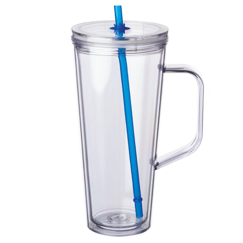 24 oz Mia Double Wall Plastic Mug - 1