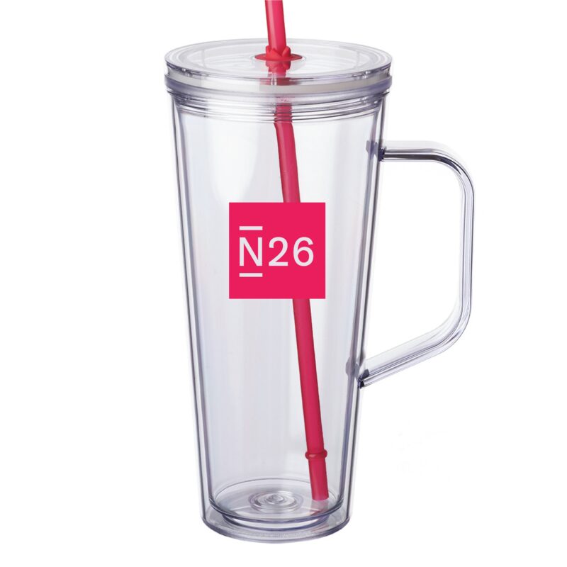 24 oz Mia Double Wall Plastic Mug - 4