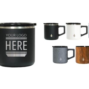 Elemental® Summit 12oz Stainless Steel Camp Mug with Shatter-free Lid