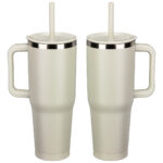 SENSO® Summit 40 oz Insulated Stainless Steel Travel Mug with Press-In Str - 3