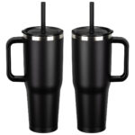 SENSO® Summit 40 oz Insulated Stainless Steel Travel Mug with Press-In Str - 5