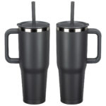 SENSO® Summit 40 oz Insulated Stainless Steel Travel Mug with Press-In Str - 7